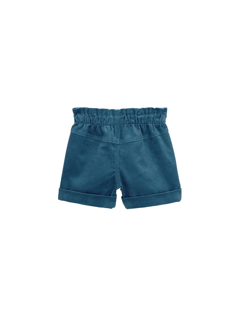 Short bébé en velours côtelé Népal Bleu - Kiabi