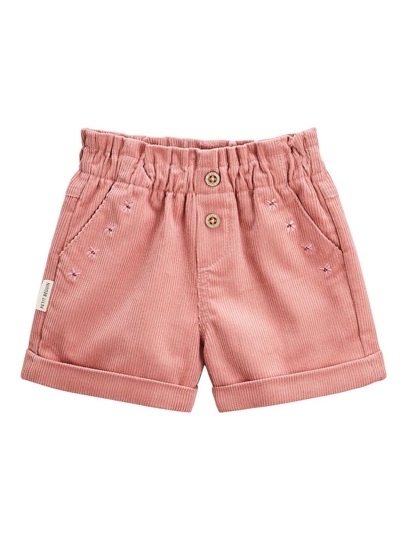 Short bébé en velours côtelé Rosa Rose - Kiabi