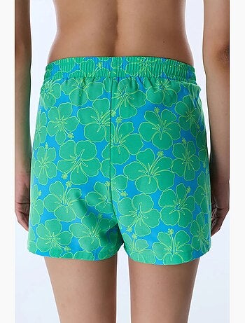 Short beralis à fleurs marines penti