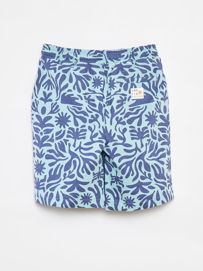 Short bermuda - Grafik Edition Bleu - Kiabi
