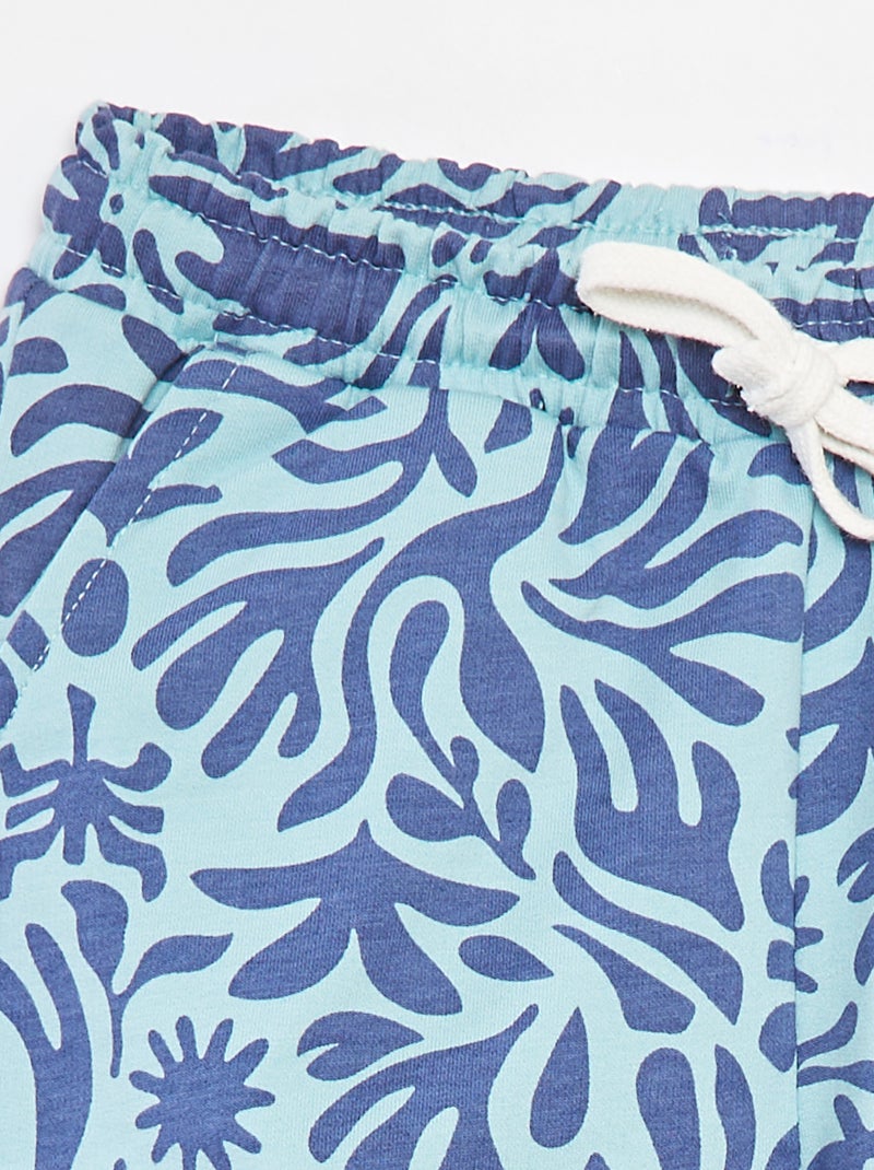 Short bermuda - Grafik Edition Bleu - Kiabi