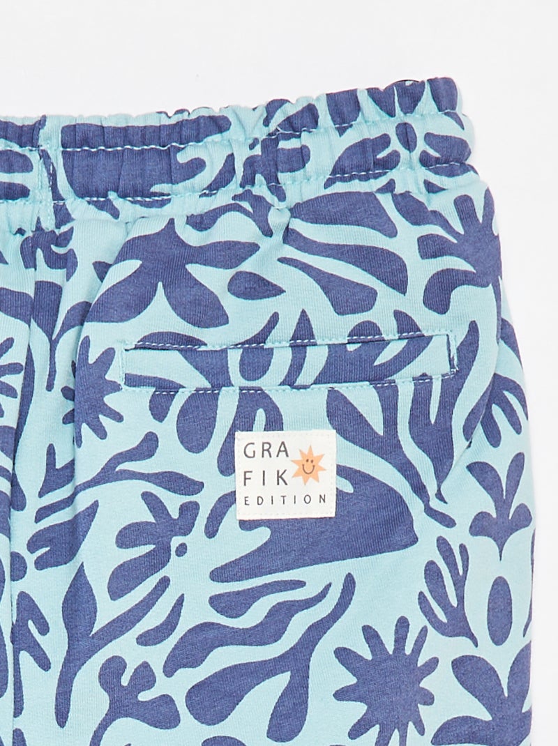 Short bermuda - Grafik Edition Bleu - Kiabi