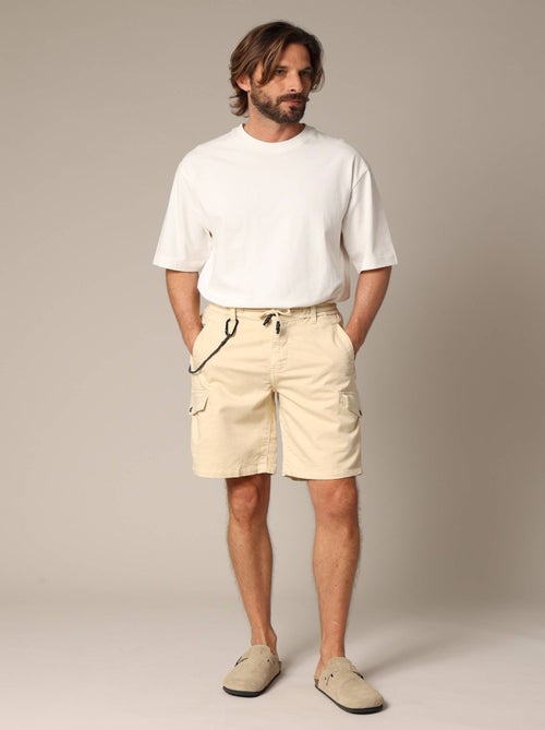 Short bermuda avec poches cargo et mousqueton sur le côté 'Deeluxe' - Kiabi