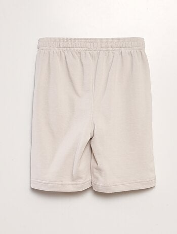 Short Bermuda Lotto Pour Garçon 9-10 Ans – Blanc, 100% Polyester, Occasion Très Bon état (légères Taches)