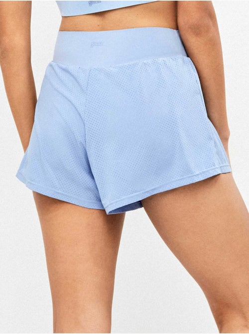 Short bleu avec des shorts à l'intérieur - Kiabi Short bleu avec des shorts à l'intérieur - Kiabi