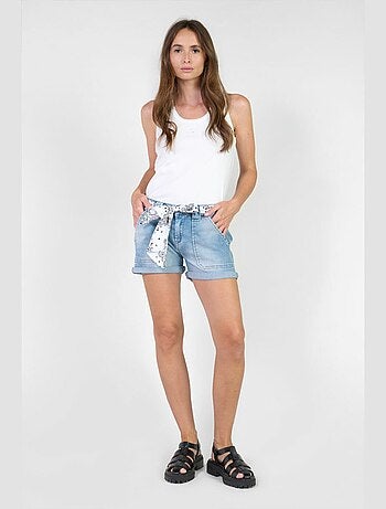 Short BLOOM en jeans 'Le Temps Des Cerises'