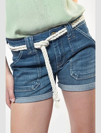 Short BLOOM en jeans 'Le Temps Des Cerises'