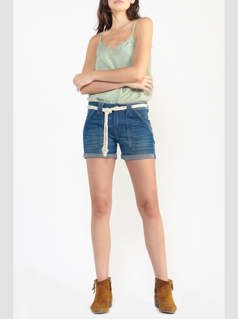 Short BLOOM en jeans 'Le Temps Des Cerises' Bleu - Kiabi