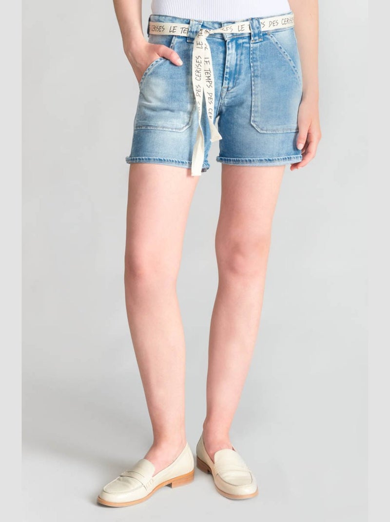 Short BLOOM en jeans 'Le Temps Des Cerises' Bleu - Kiabi