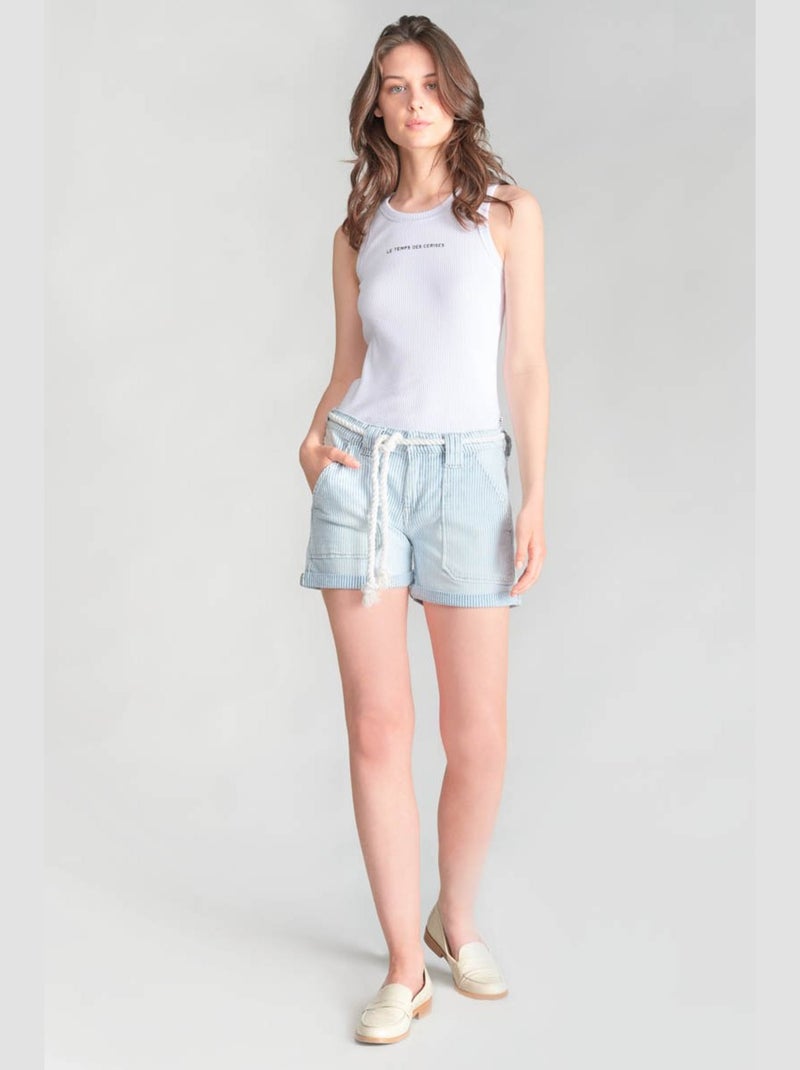 Short BLOOM en jeans 'Le Temps Des Cerises' Bleu - Kiabi
