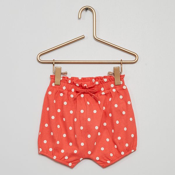 Short Bloomer A Pois Bebe Fille Rose Pois Kiabi 5 00