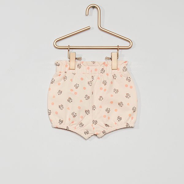 Short Bloomer Eco Concu Disney Bebe Fille Rose Kiabi 3 50