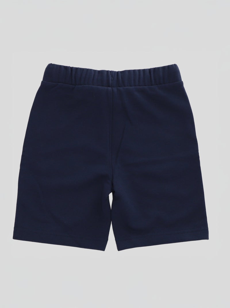 Short 'Bluey' en molleton non gratté Bleu - Kiabi