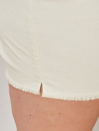 Short boutonné en denim - Kiabi