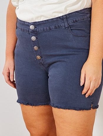Short boutonné en denim - Kiabi