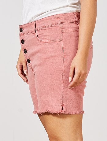 Short boutonné en denim - Kiabi
