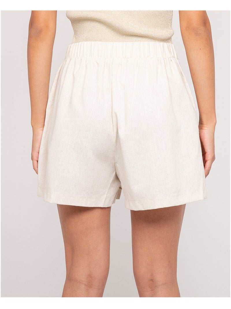 Short broderie XACOURE Beige - Kiabi