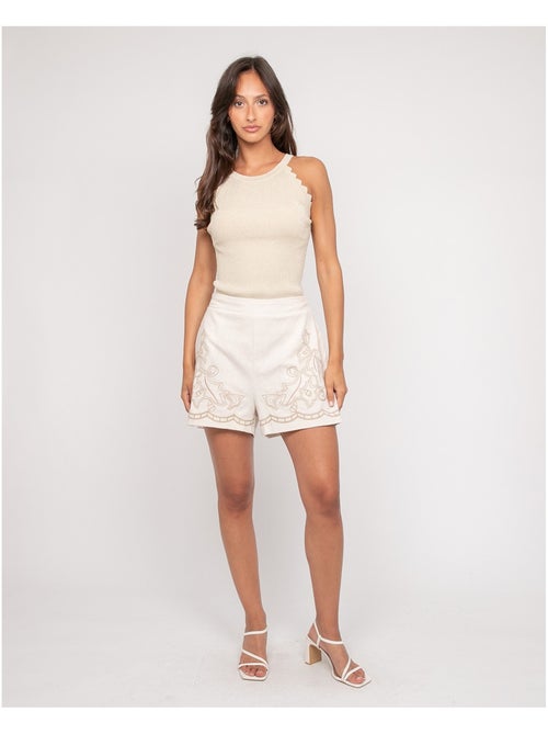 Short broderie XACOURE - Kiabi