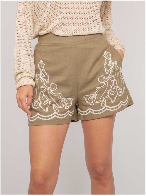 Short broderie XACOURE - Kiabi