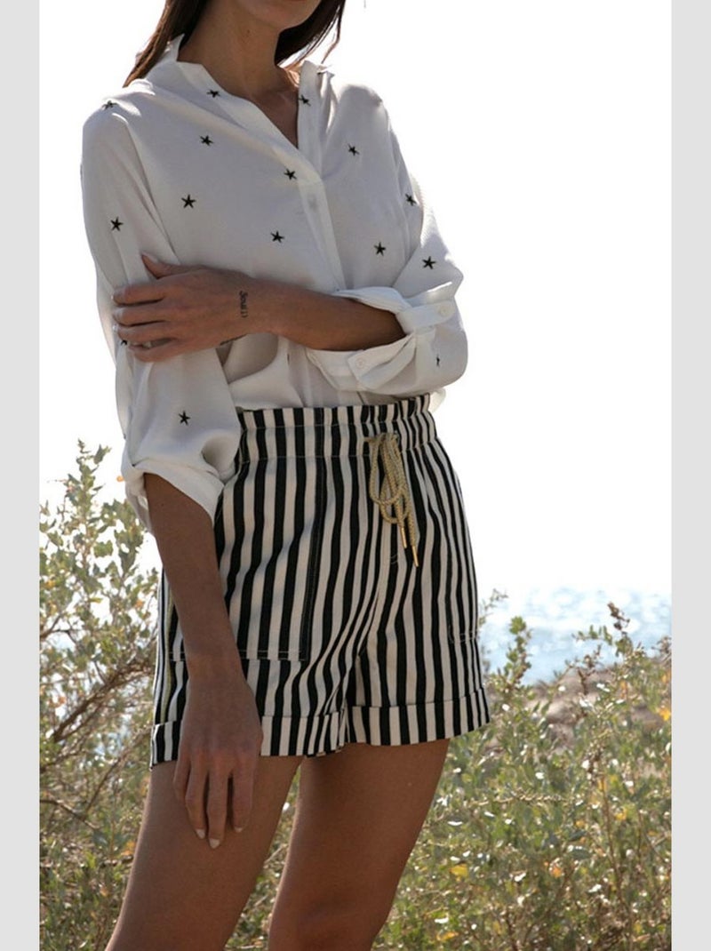 Short CABANA 'Le Temps Des Cerises' Blanc - Kiabi