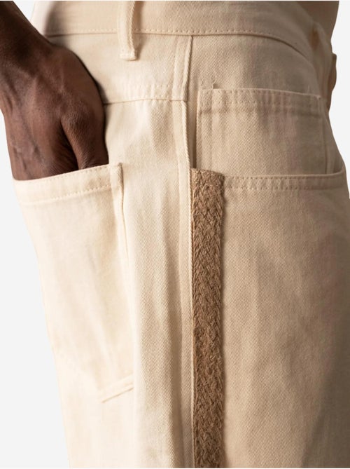 Short capri en gabardine taille mi-haute pour homme giesto avec poches - Kiabi Short capri en gabardine taille mi-haute pour homme giesto avec poches - Kiabi