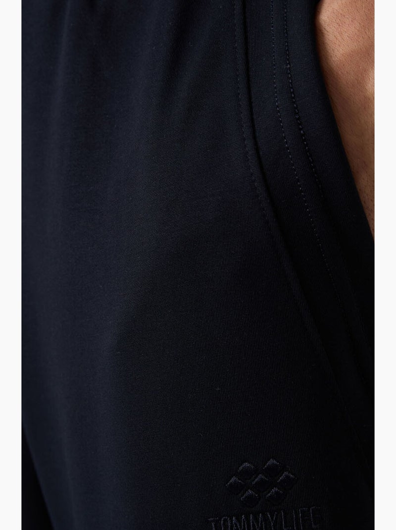 Short capri homme à taille mi-haute et jambe large tommy Bleu marine - Kiabi
