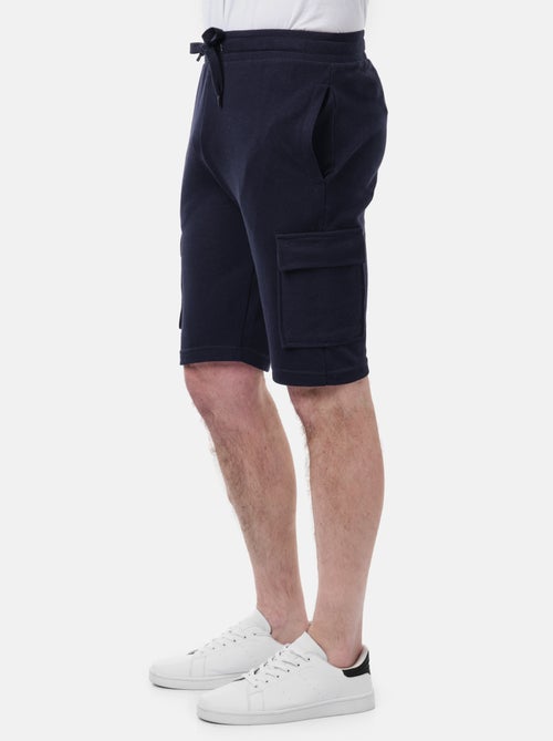 Short cargo en maille piquée uni - Kiabi