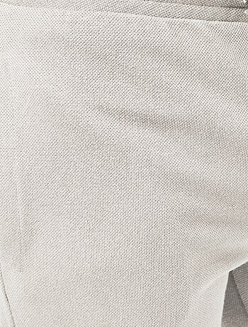 Short cargo en maille piquée uni