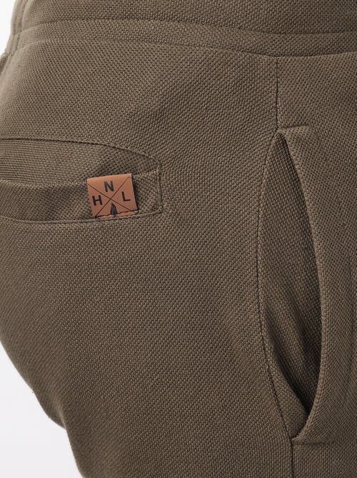 Short cargo en maille piquée uni - Kiabi