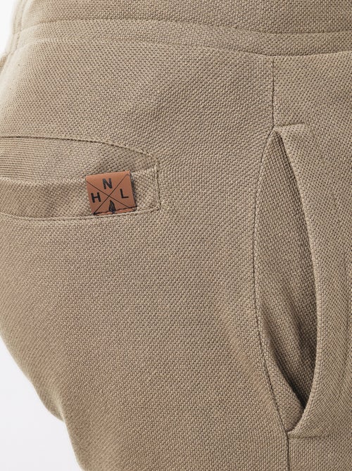 Short cargo en maille piquée uni - Kiabi