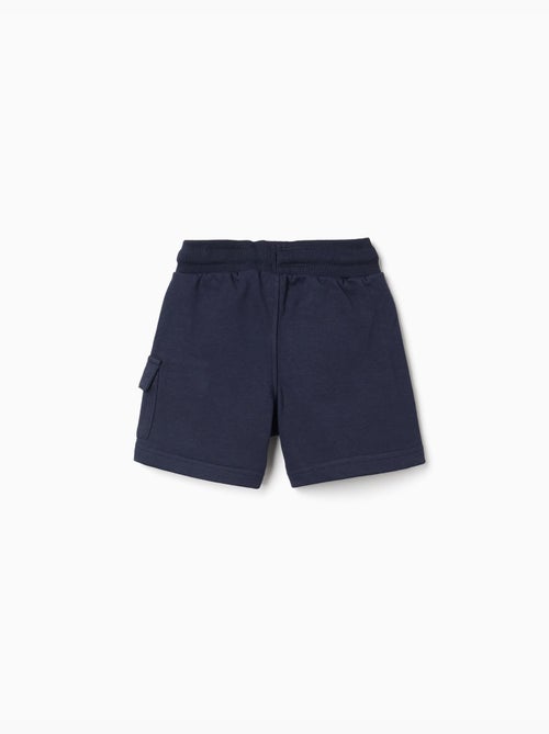 Short cargo en molleton avec cordon de serrage - Kiabi