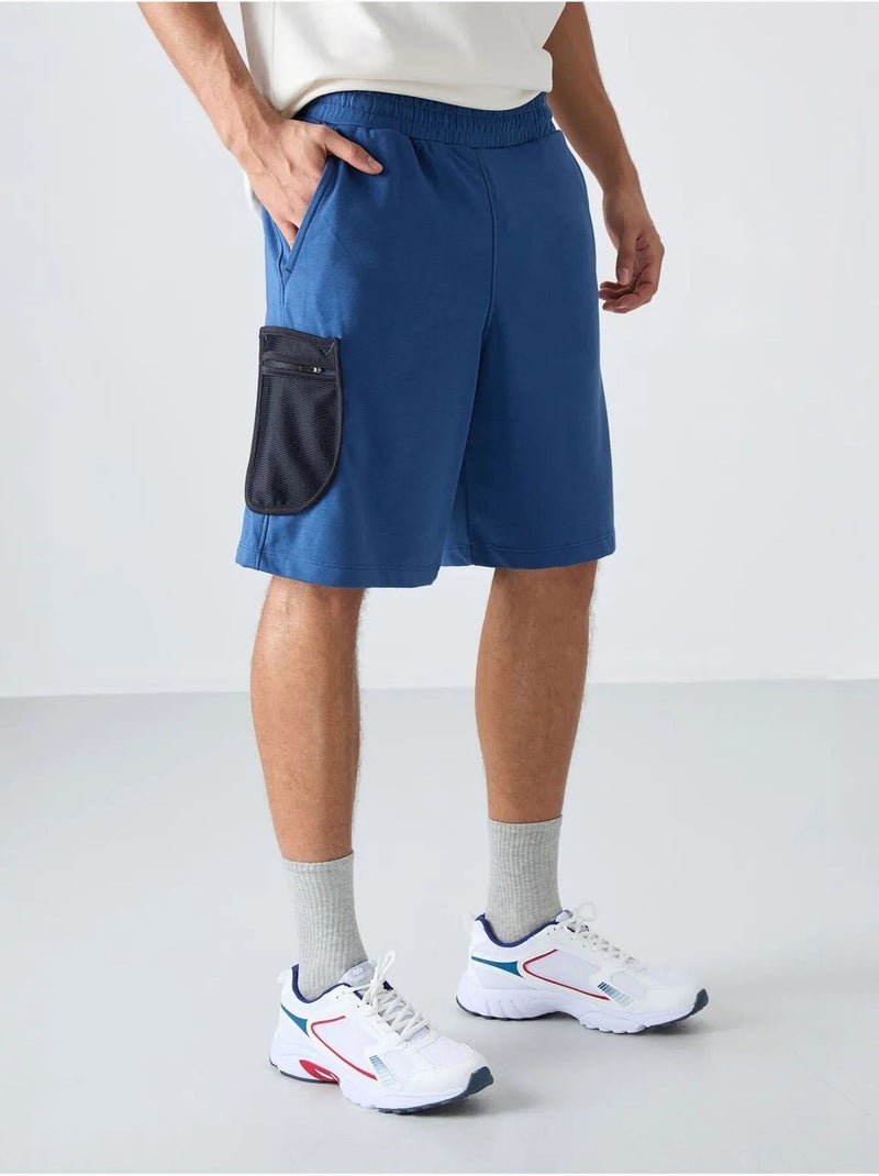 Short cargo homme à jambe large tommy Bleu cobalt - Kiabi