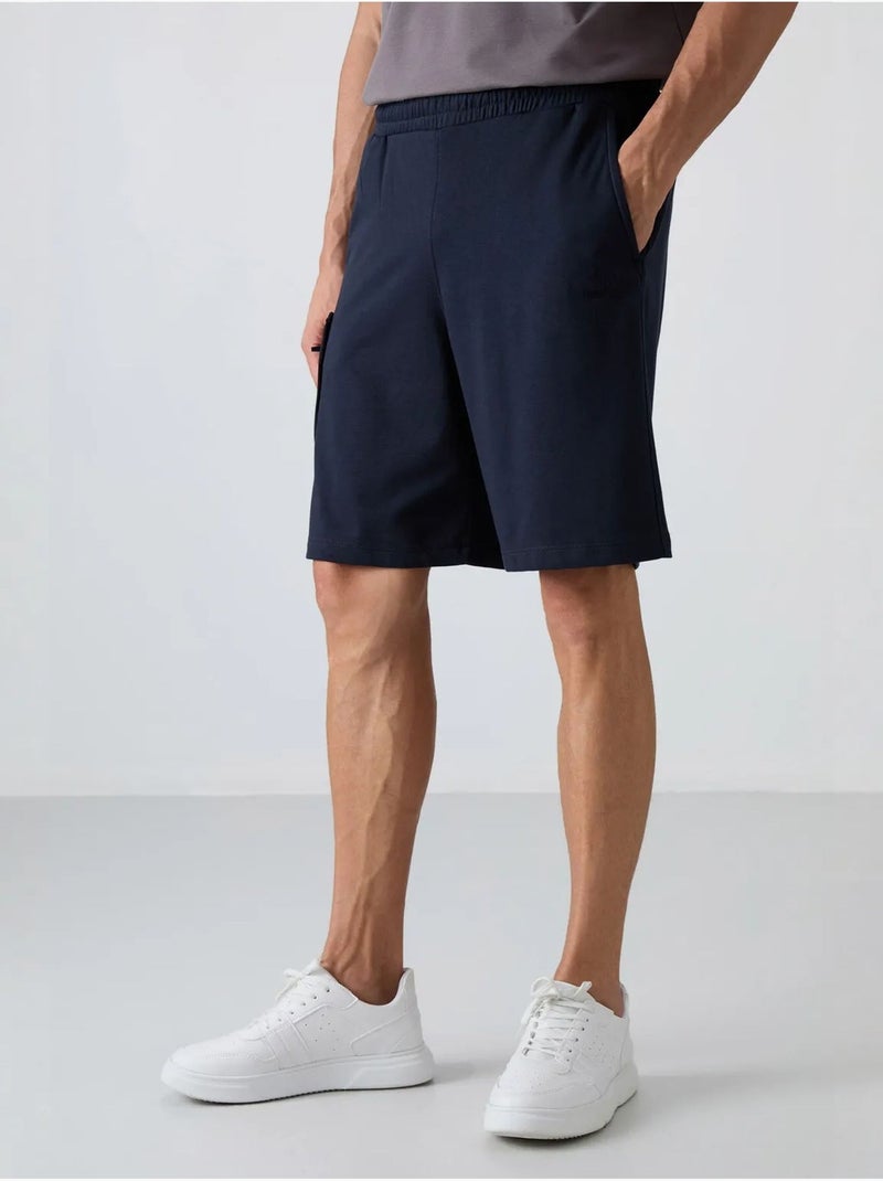 Short cargo homme à jambe large tommy Bleu marine - Kiabi