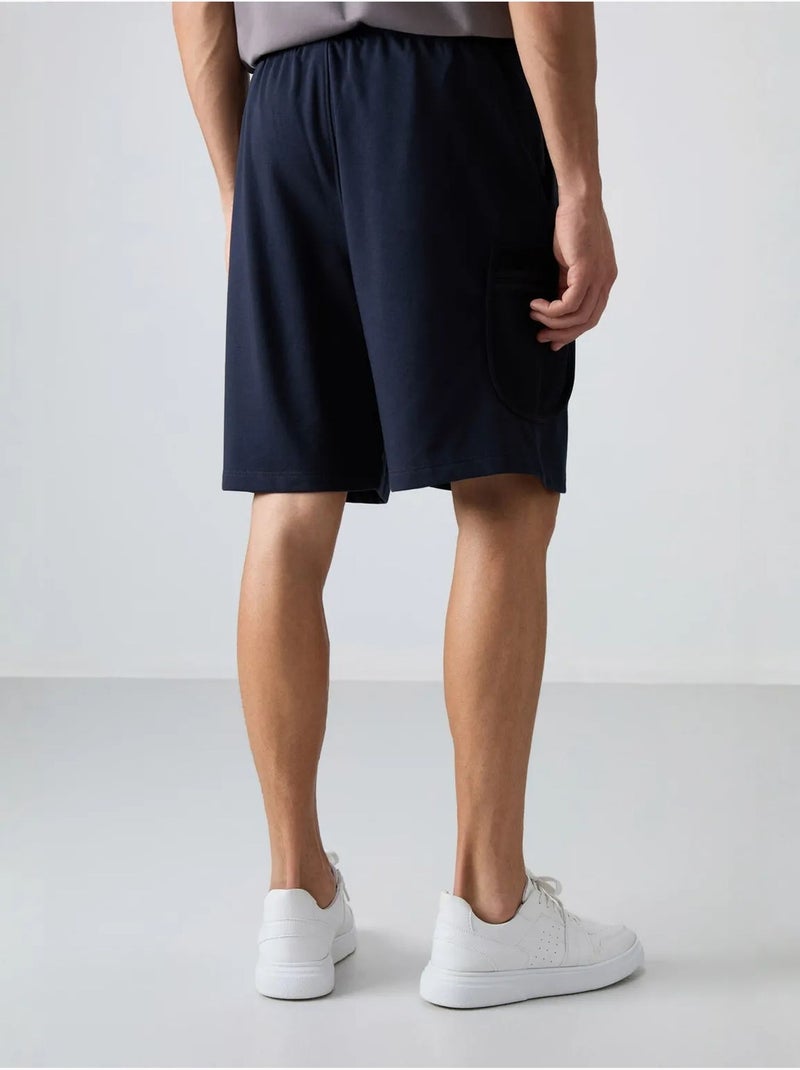 Short cargo homme à jambe large tommy Bleu marine - Kiabi