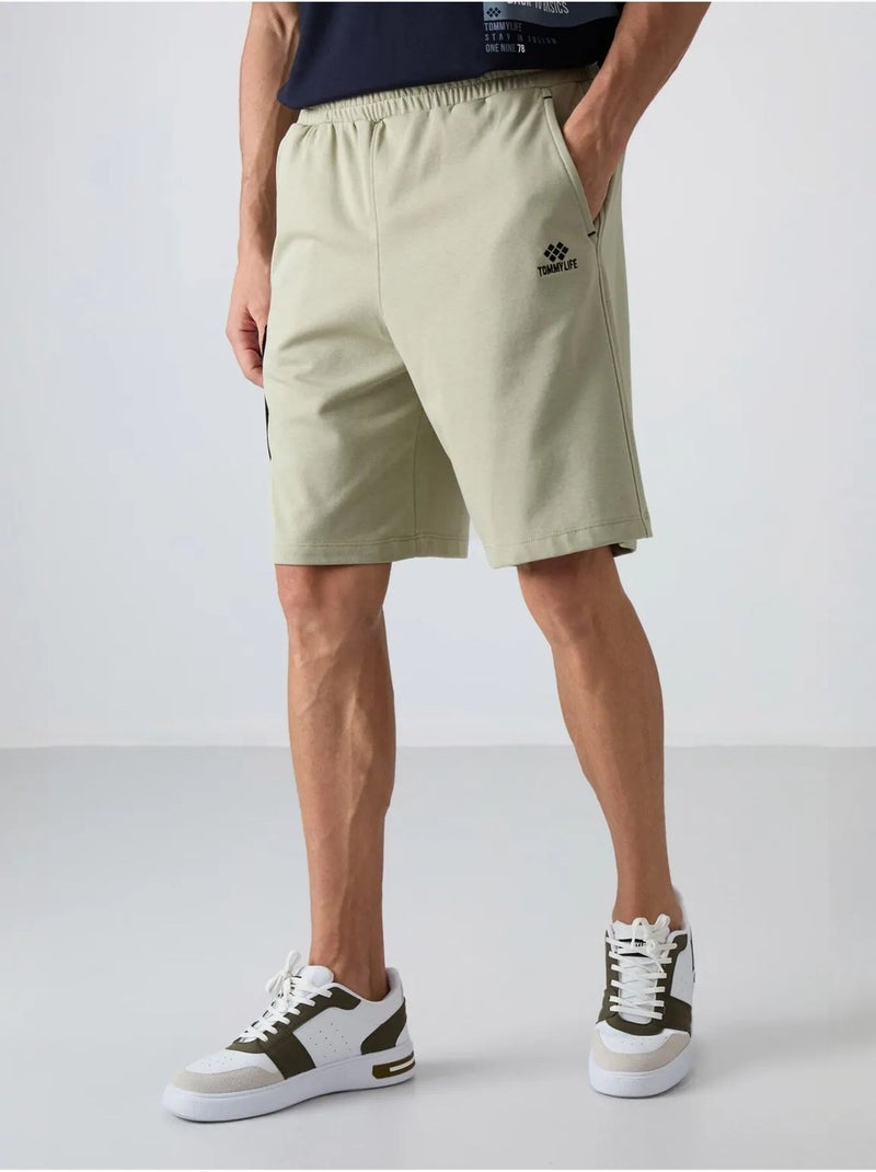 Short cargo homme à jambe large tommy Vert menthe - Kiabi