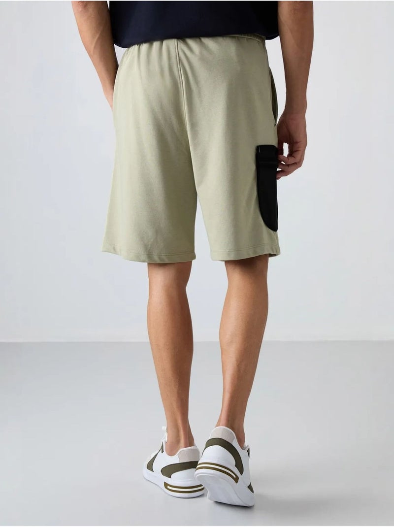 Short cargo homme à jambe large tommy Vert menthe - Kiabi
