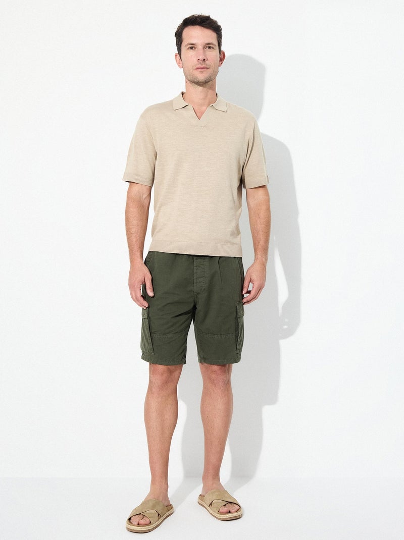 Short cargo MO Fashion Vert - Kiabi