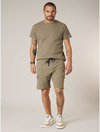 Short cargo regular homme en coton 'Deeluxe'