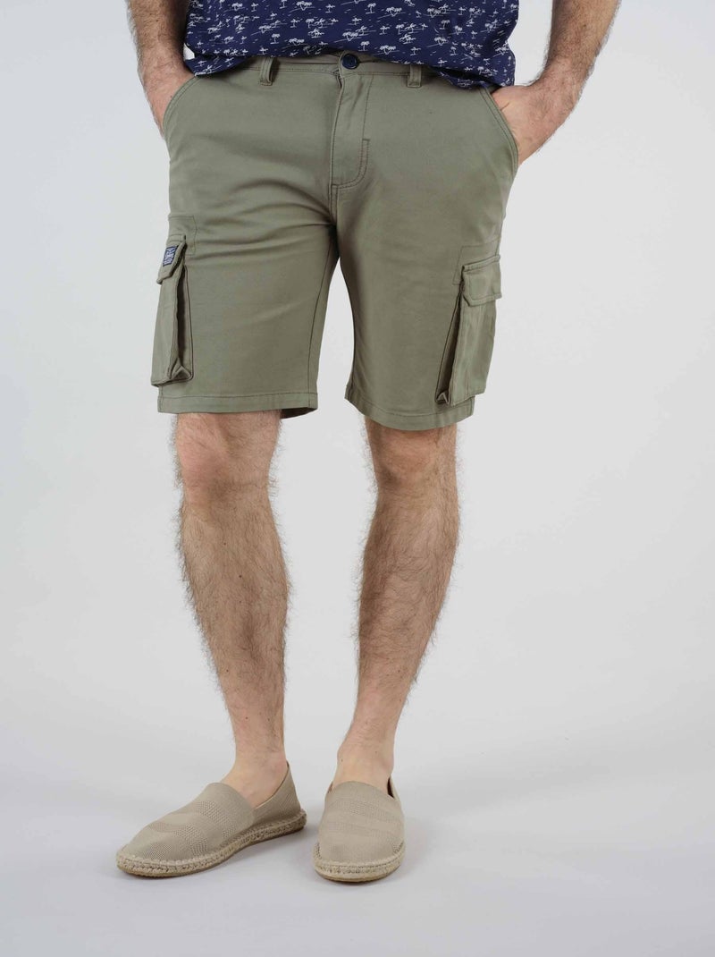 Short cargo uni 'Deeluxe' Vert kaki clair - Kiabi