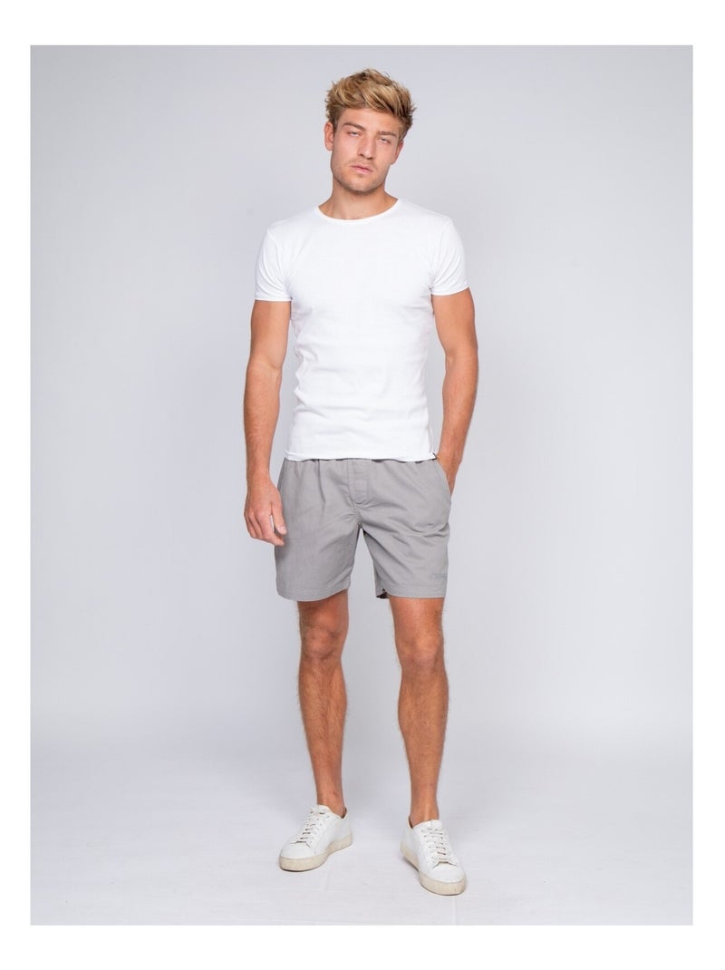 SHORT CASSIS Gris clair - Kiabi