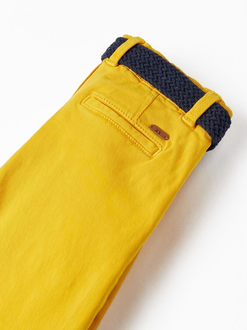 Short Chino avec Ceinture pour Garçon MATISSE - Jaune foncé - Kiabi - 29.99 Short Chino avec Ceinture pour Garçon MATISSE - Jaune foncé - Kiabi - 29.99