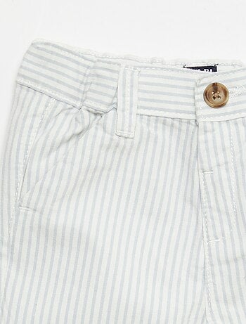 Short chino avec taille ajustable