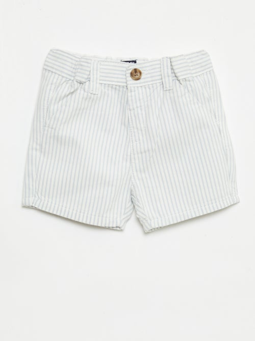 Short chino avec taille ajustable - Kiabi