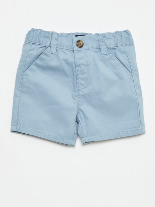 Short chino avec taille ajustable - Kiabi