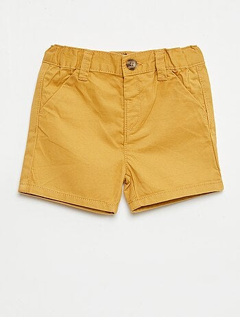 Short chino avec taille ajustable
