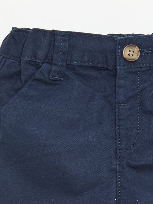 Short chino avec taille ajustable - Kiabi