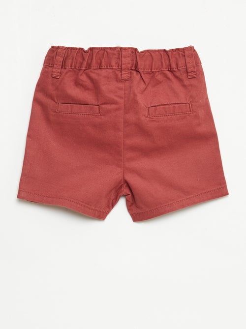 Short chino avec taille ajustable - Kiabi