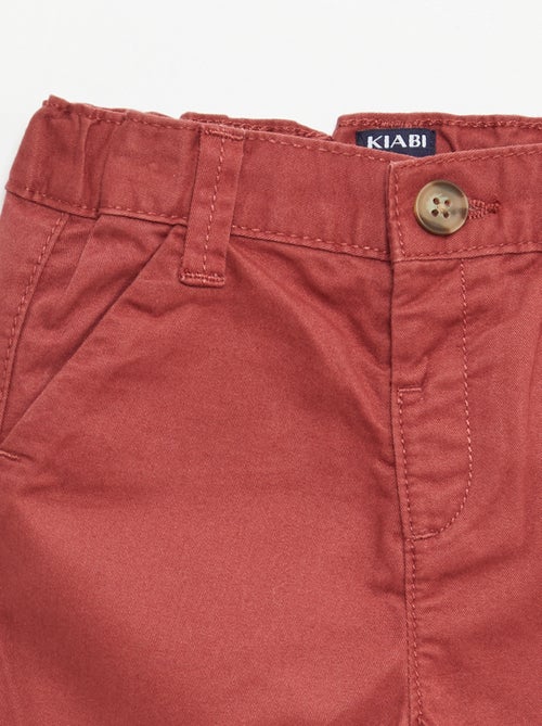 Short chino avec taille ajustable - Kiabi