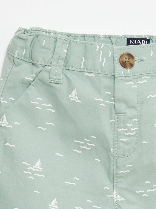 Short chino avec taille ajustable - Kiabi