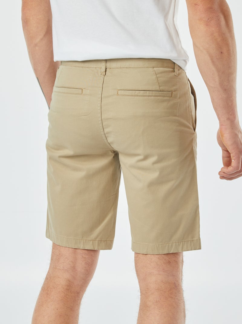 Short chino BEIGE Homme Kiabi